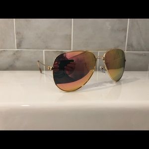 Gold Framed Rayban STYLED Sunglasses